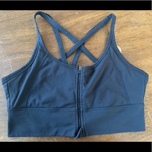 Balance Athletica Revive Zip Up Spirts Bra - L